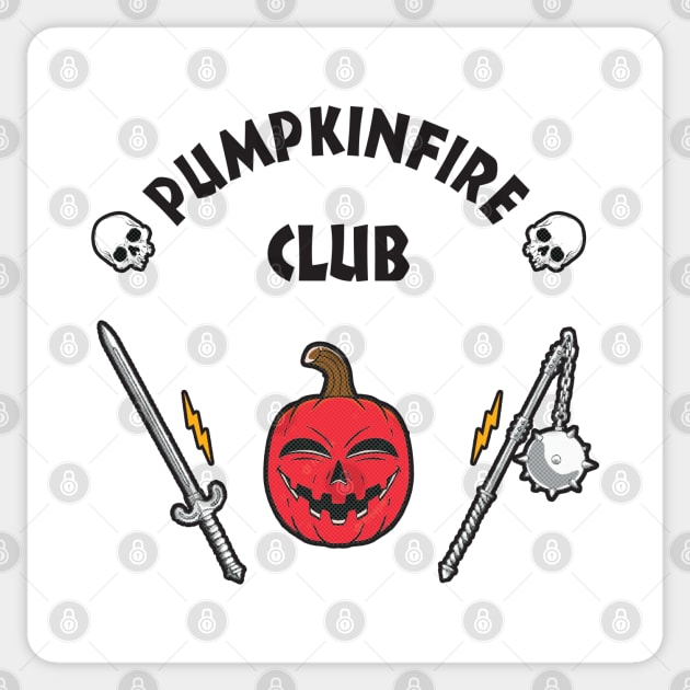 PUMPKINFIRE CLUB - RED COLOR Sticker by Dayat The Thunder